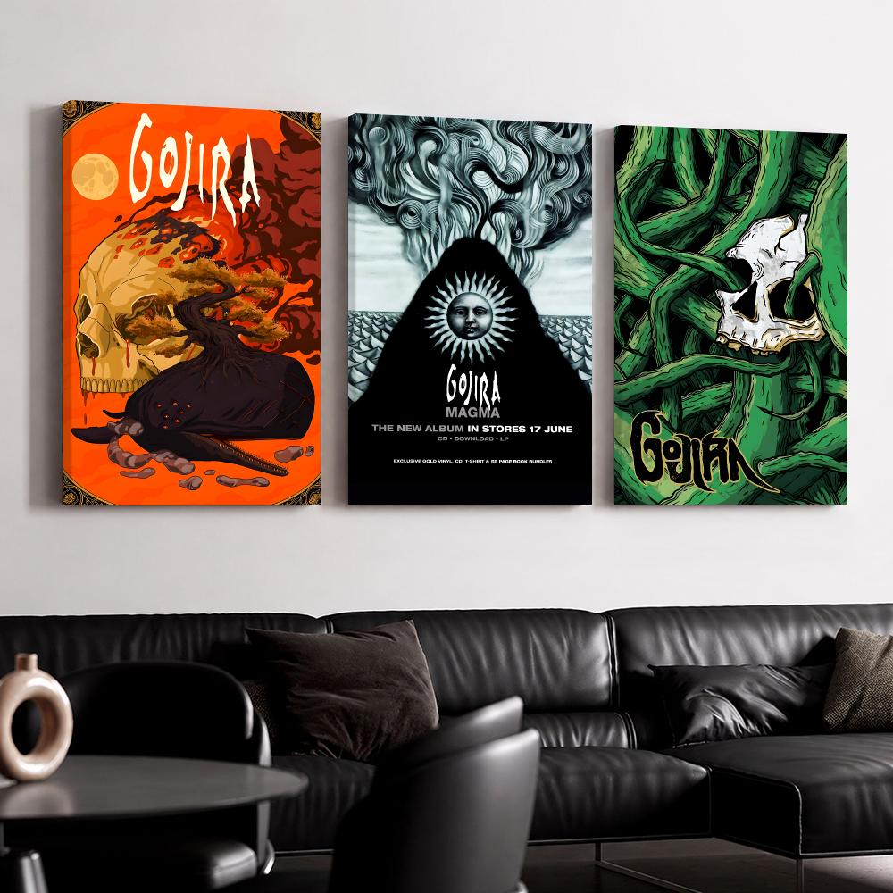 Live Rock - Rock Band Music Album G-Gojira Framed