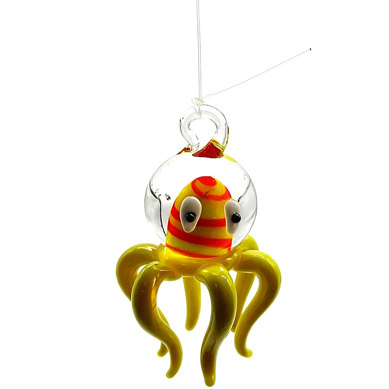 Floating Glass Octopus Figurin - đánh giá và giá Aquarium Marine World