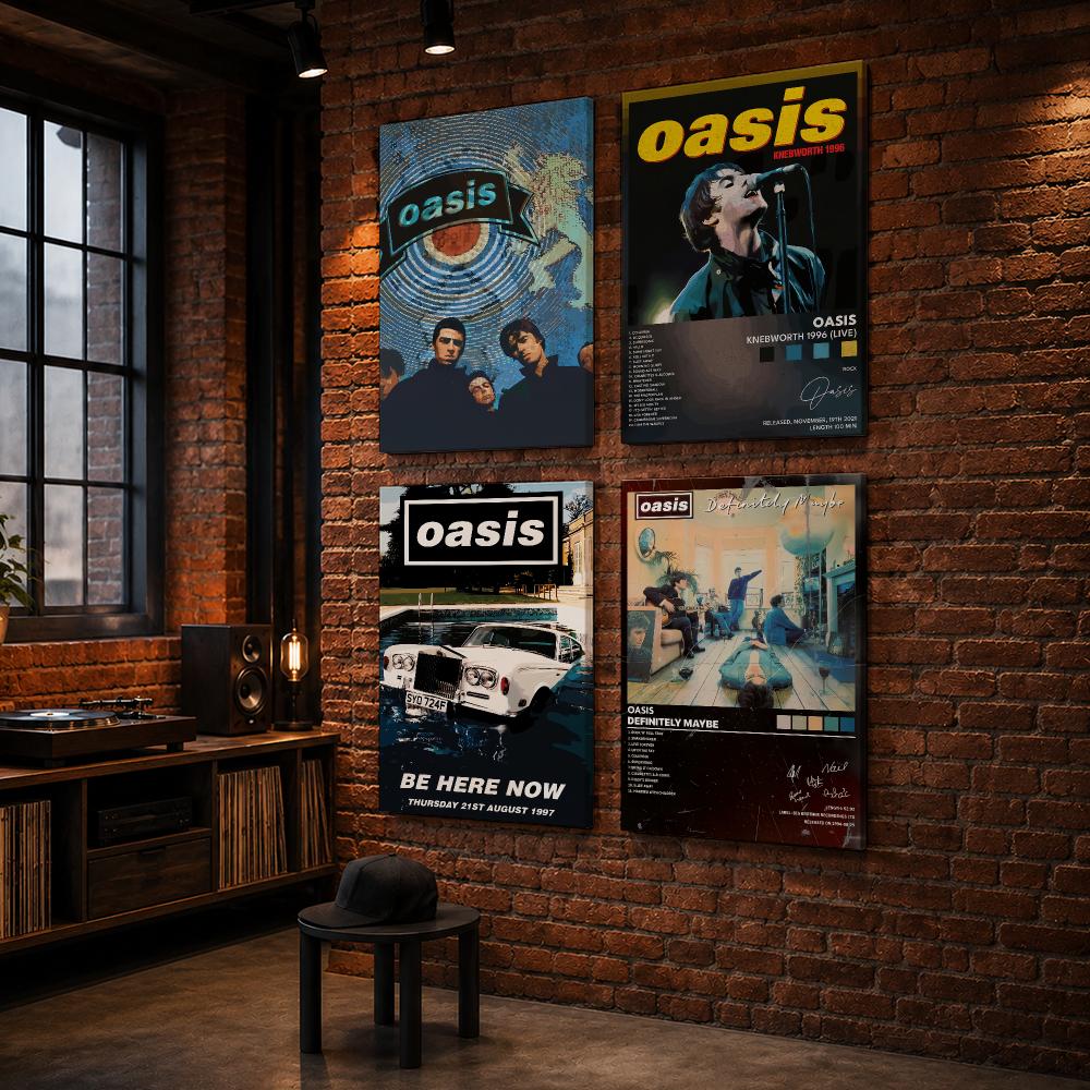 O-Oasis Rock Band Album Framed - đánh giá và giá Live Rock