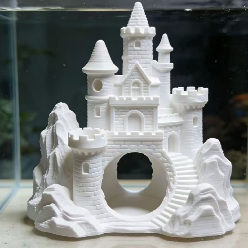 Fairy Tale Castle 3D Print Aqu - đánh giá và giá Marine Fish Tank