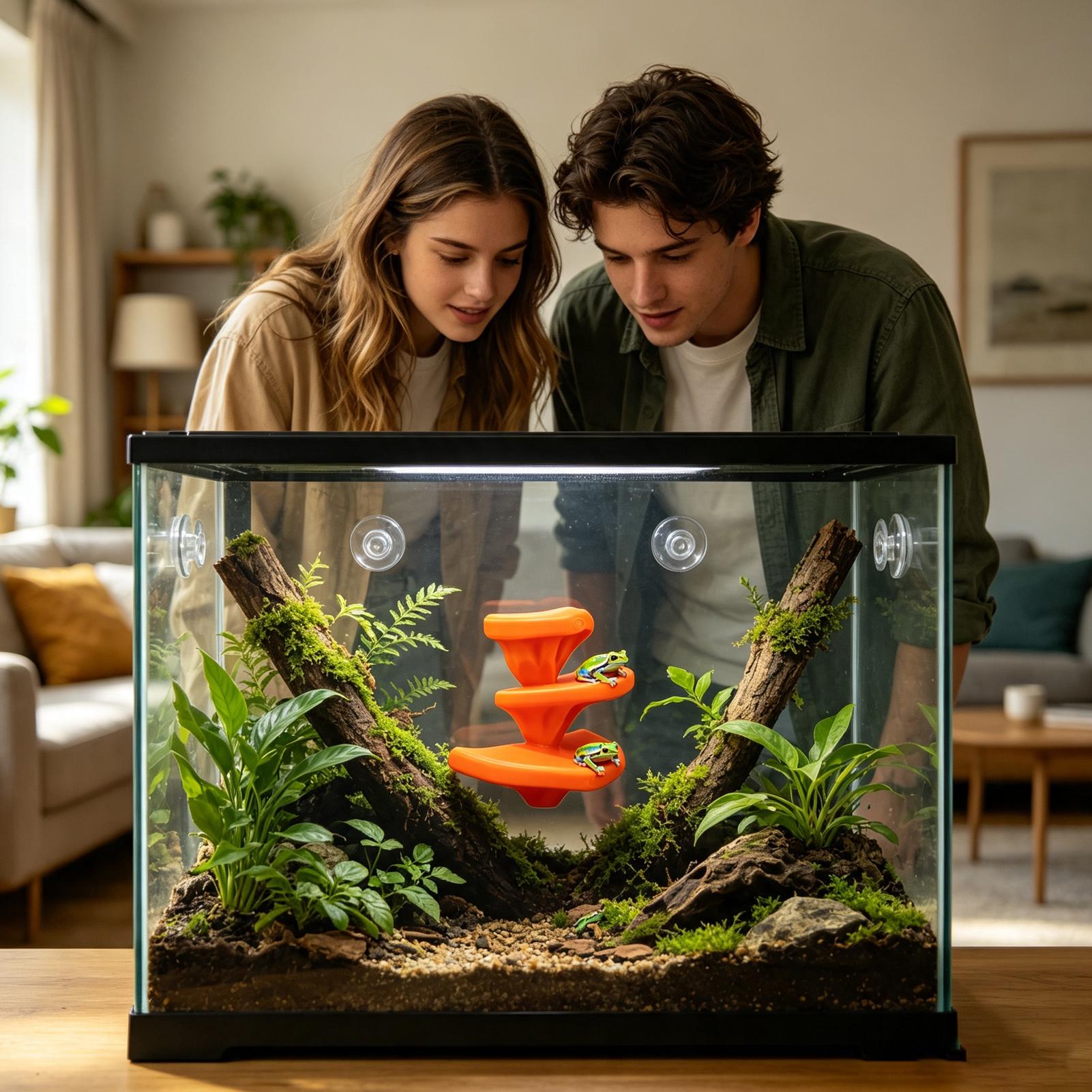 Gecko Tank Mushroom Decor Rept - đánh giá và giá Marine Fish Tank