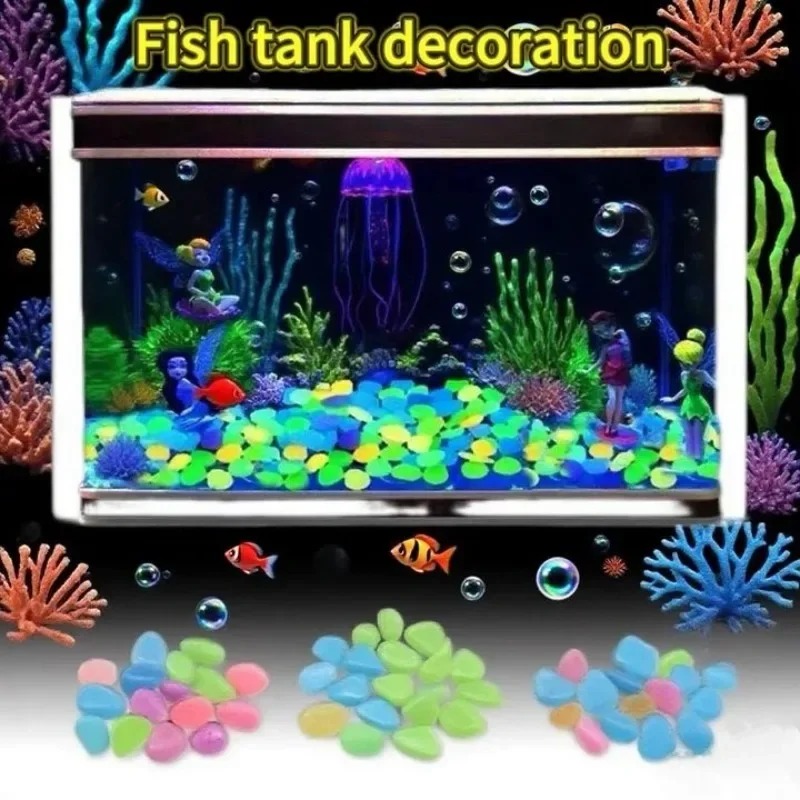 100-1000PCS Luminous Stone Gar - đánh giá và giá Marine Fish Tank